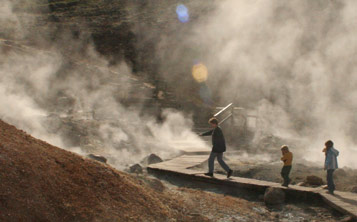 Sulfur steam