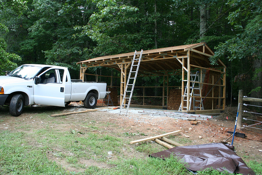 bulding the shelter