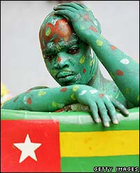 Sad Togo supporter (Getty Images)