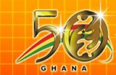 Ghana at 50 logo