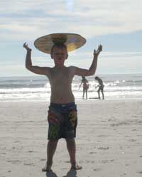 Jacob at the beach