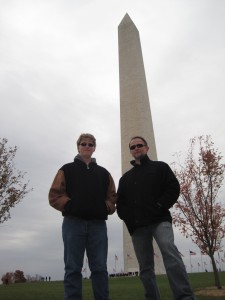 Jacob and I at the Washington Monument