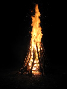 New Year's eve 2014 bonfire