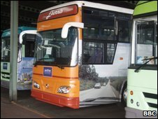 SOTRA busses in Abidjan