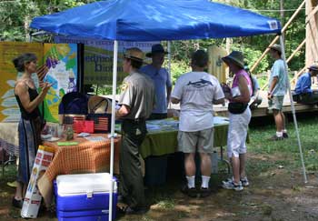 Piedmont booth at the Eno Festival